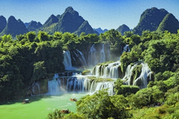 崇左旅游景点门票_崇左旅游攻略_德天瀑布免费观赏